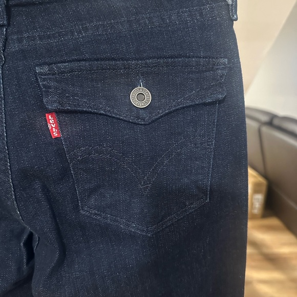 Levis Perfect Waist Straight Leg Petite Jeans - Picture 5 of 7